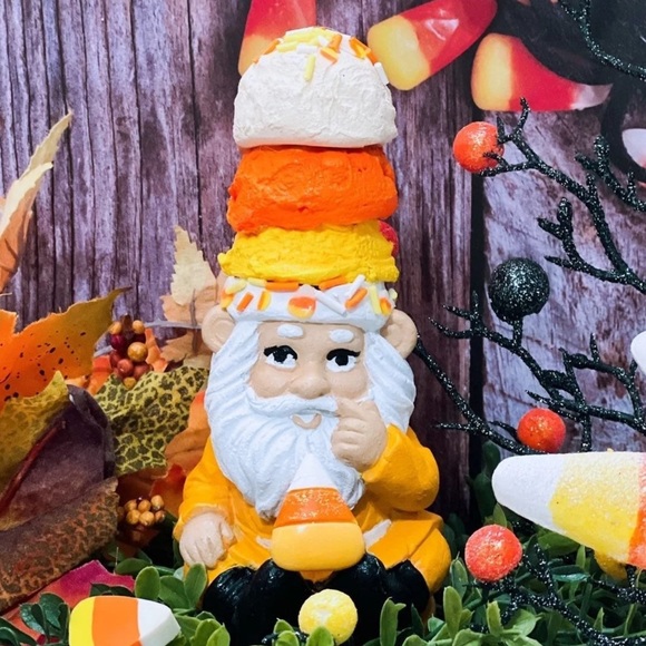 Other - Candy Corn Triple Scoop Ice cream Gnome